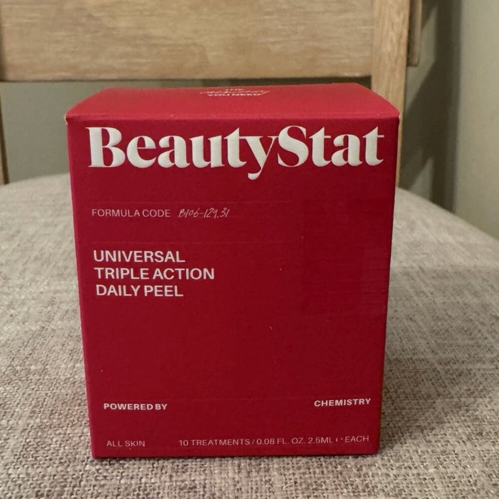 Beauty Stat: Universal Triple Action Daily Peel - 10 Treatment Wipes NIB